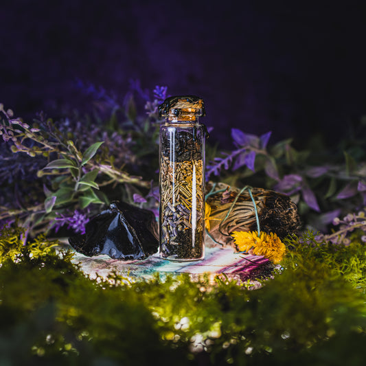 Protection Spell Bottle - Charged Ritual Spell Jar