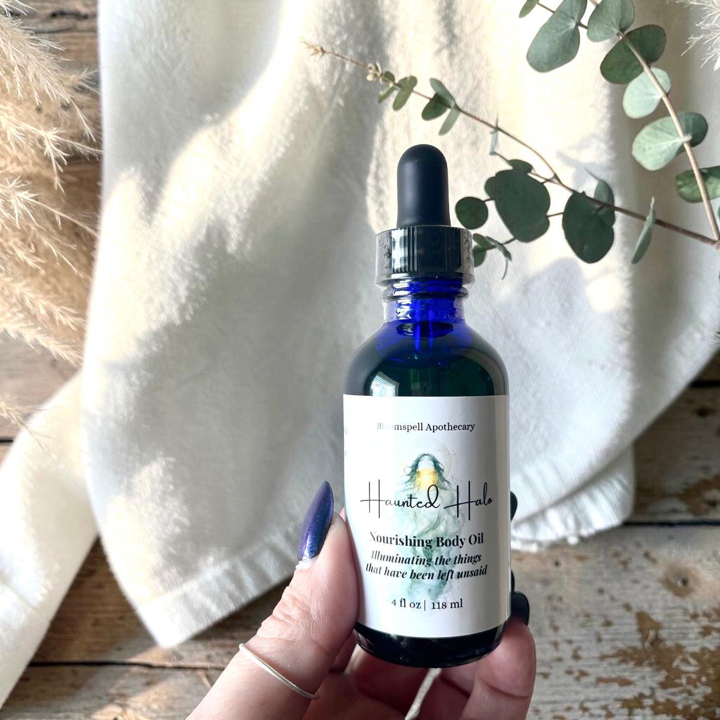 Haunted Halo Witchy Body Oil - Hydrating | Vegan Bloomspell Apothecary