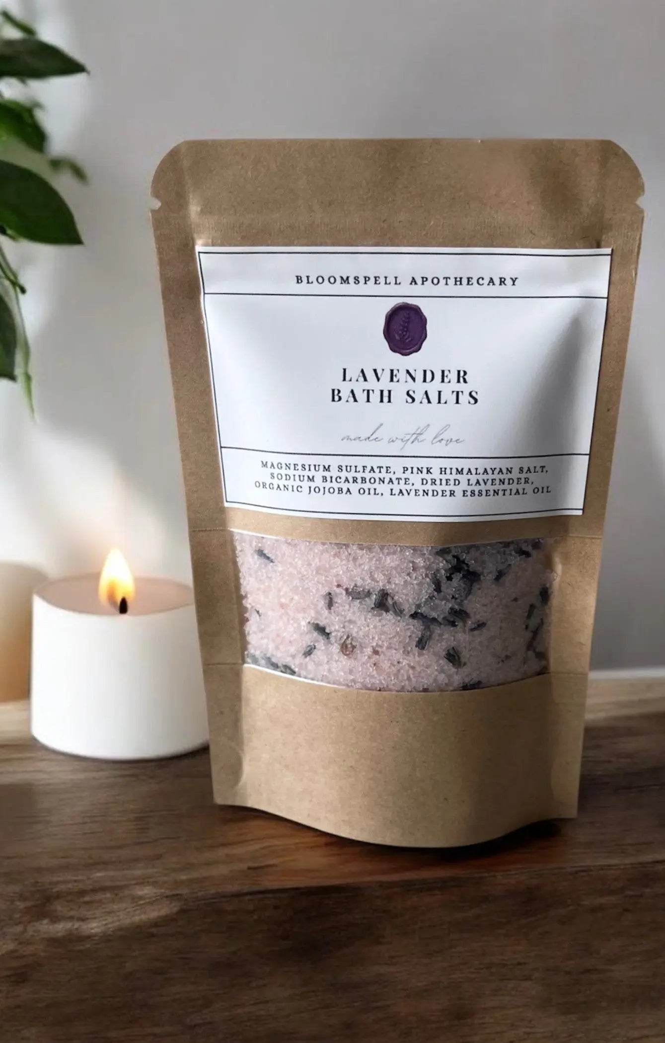 Mood Boosting & Relaxing Bath Salts | Ylang Ylang | Mineral Soak Ritual Bloomspell Apothecary