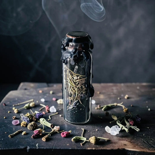 Protection Spell Jar - Warding & Grounding Bloomspell Apothecary