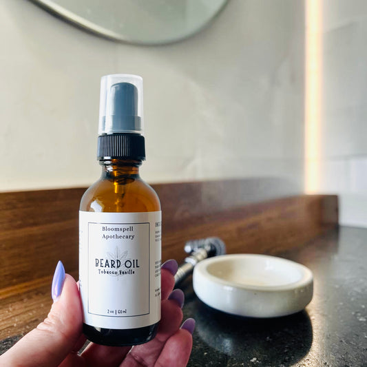 Tobacco + Vanilla Beard Oil Bloomspell Apothecary