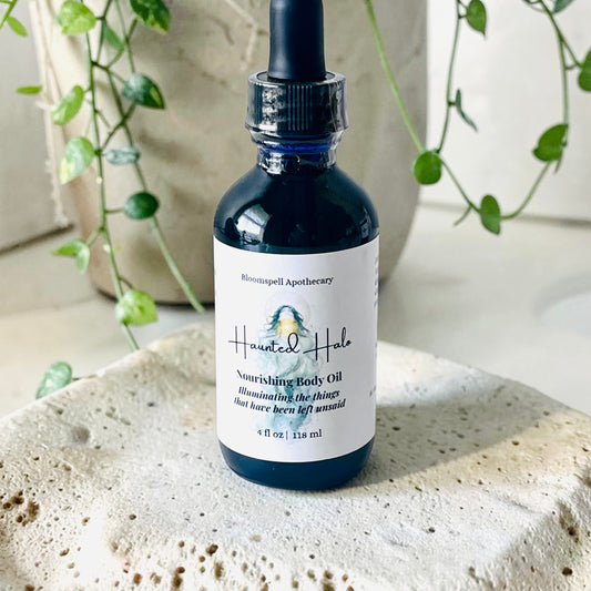 Haunted Halo Witchy Body Oil - Hydrating | Vegan Bloomspell Apothecary