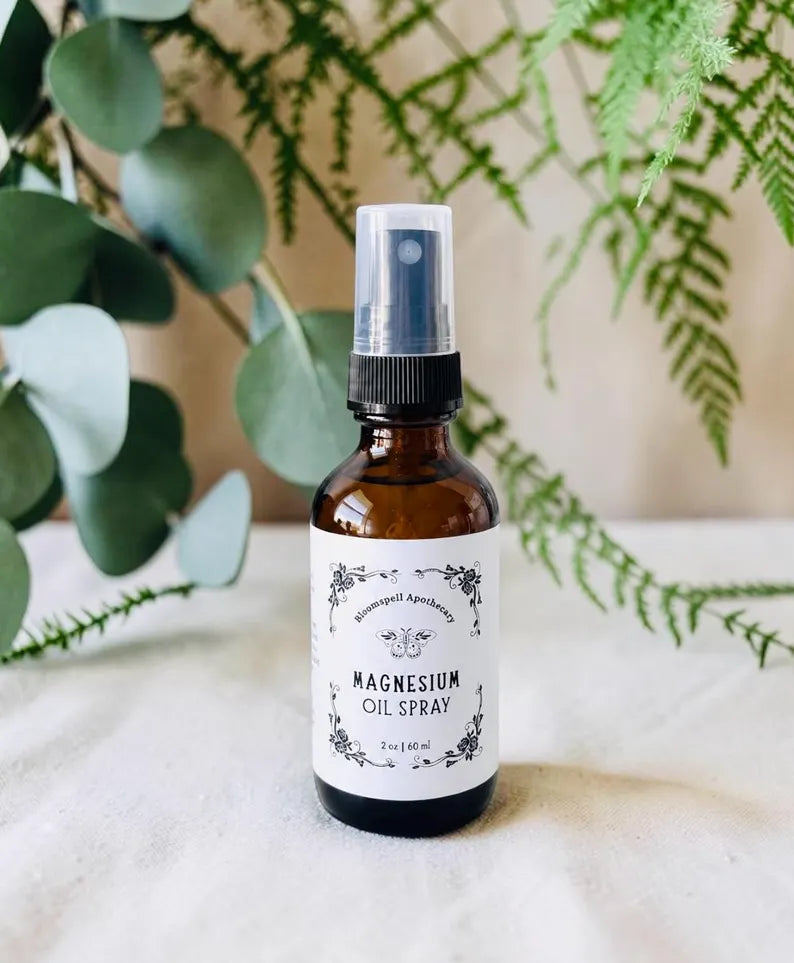 Pure Magnesium Oil Spray | For Sleep and Muscle Ache Relief Bloomspell Apothecary