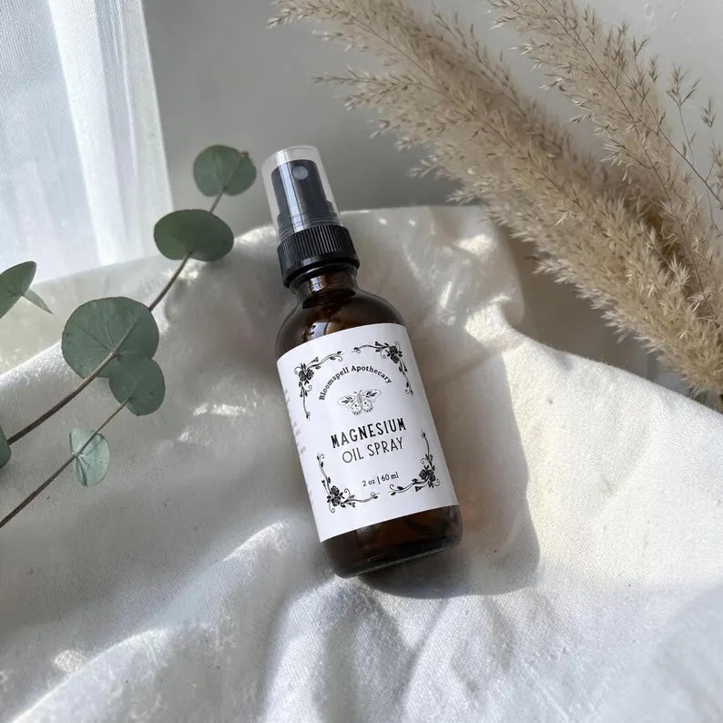 Pure Magnesium Oil Spray | For Sleep and Muscle Ache Relief Bloomspell Apothecary