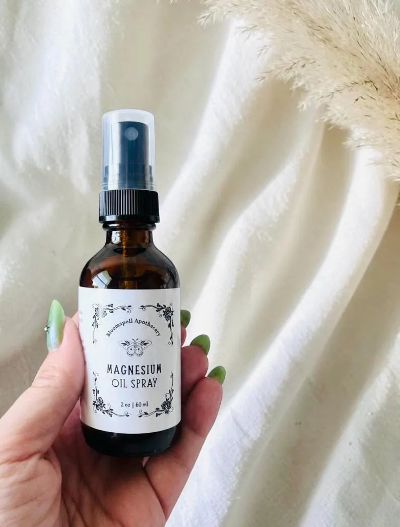 Pure Magnesium Oil Spray | For Sleep and Muscle Ache Relief Bloomspell Apothecary