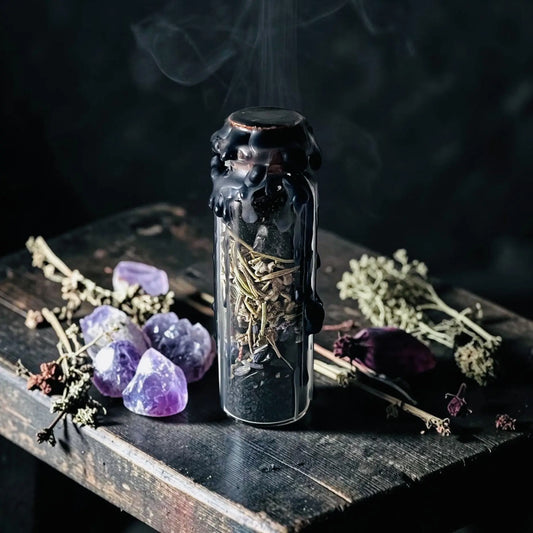 Protection Spell Jar - Warding & Grounding Bloomspell Apothecary