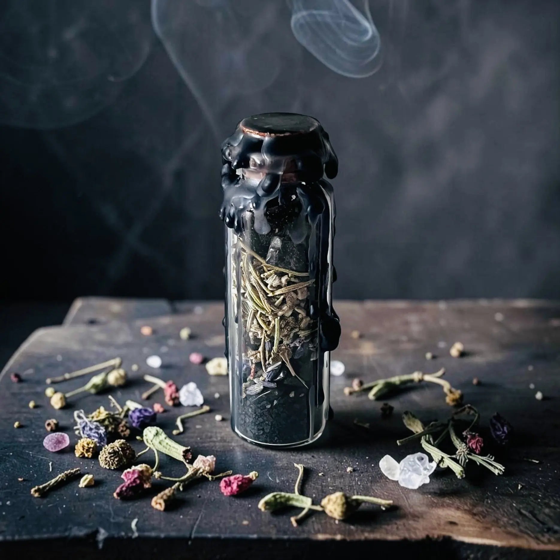 Protection Spell Jar - Warding & Grounding Bloomspell Apothecary