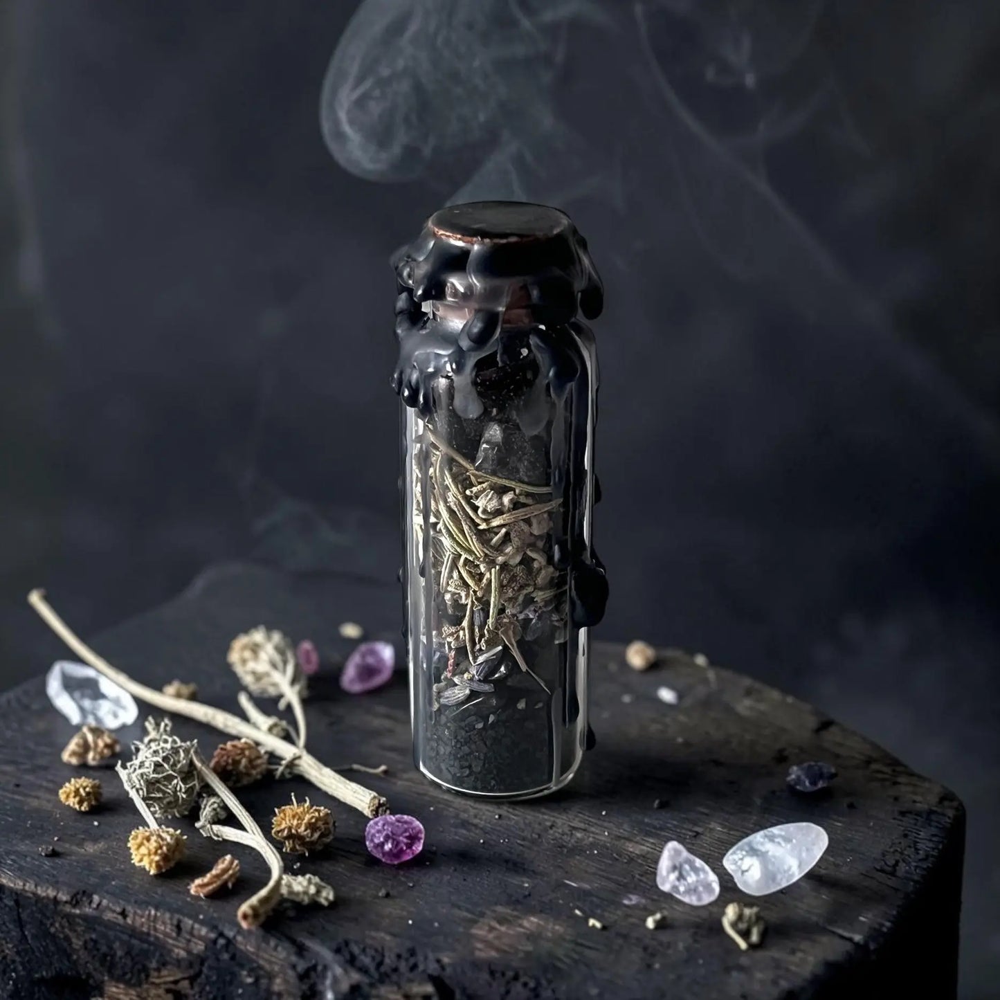 Protection Spell Jar - Warding & Grounding Bloomspell Apothecary