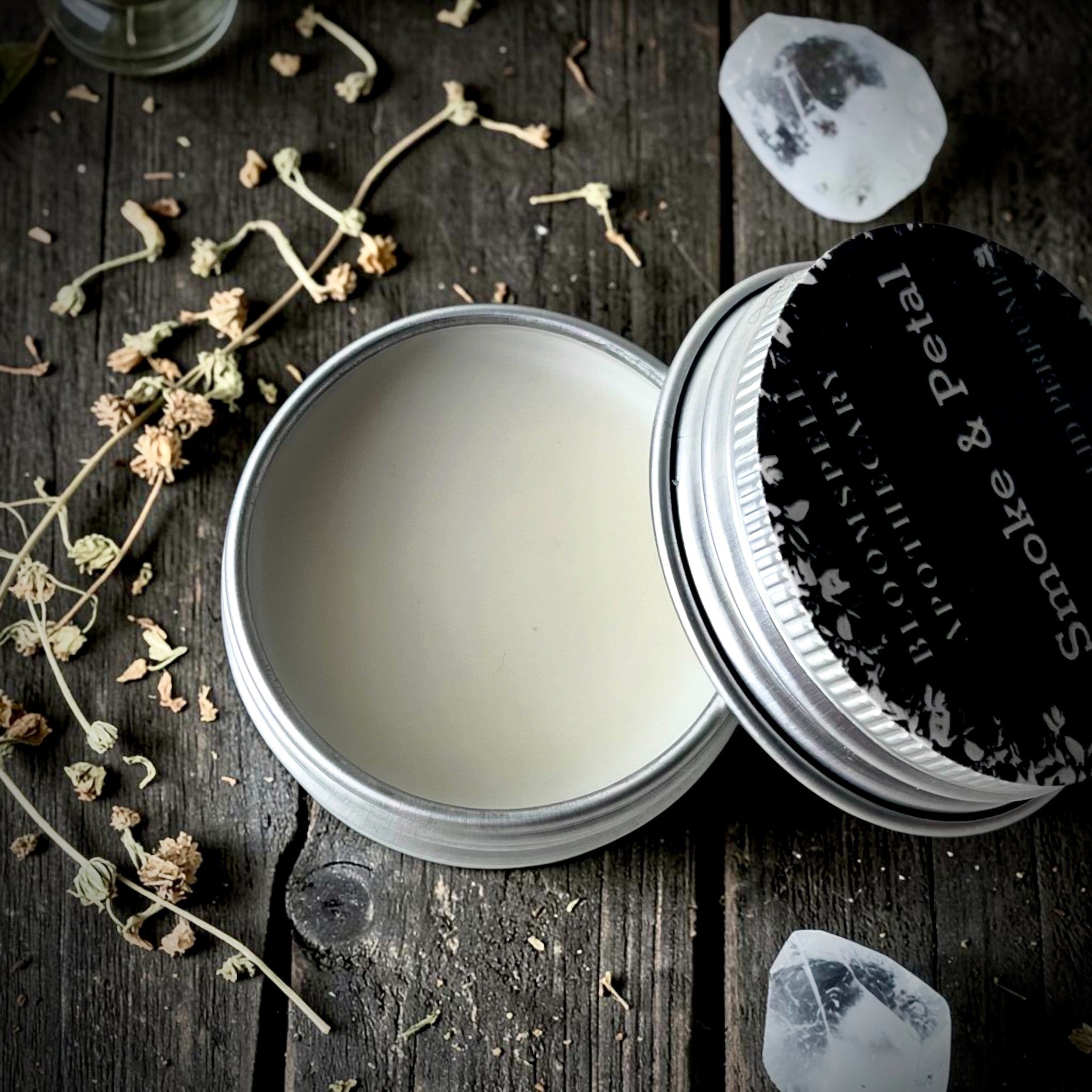 Natural Solid Perfume - Smoke & Petal Bloomspell Apothecary