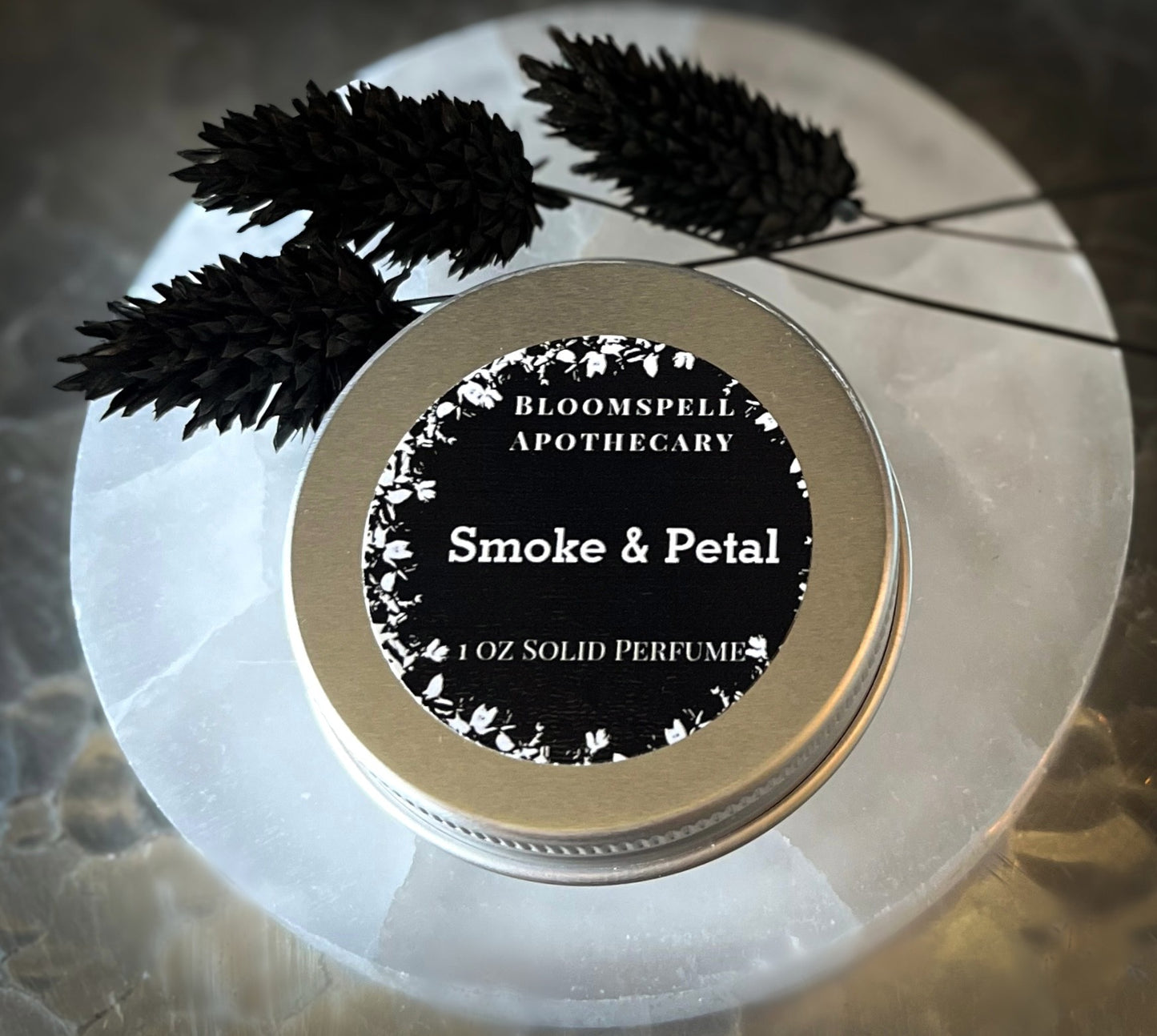 Natural Solid Perfume - Smoke & Petal