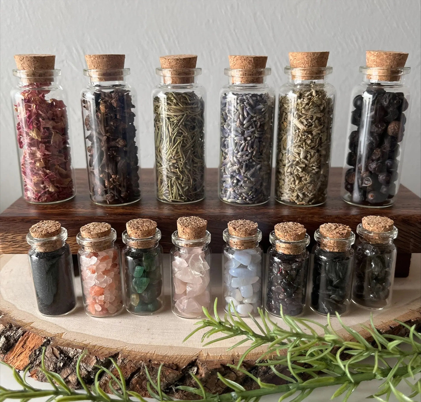 Witchcraft Starter Kit - Herbs, Salts & Gemstones Bloomspell Apothecary
