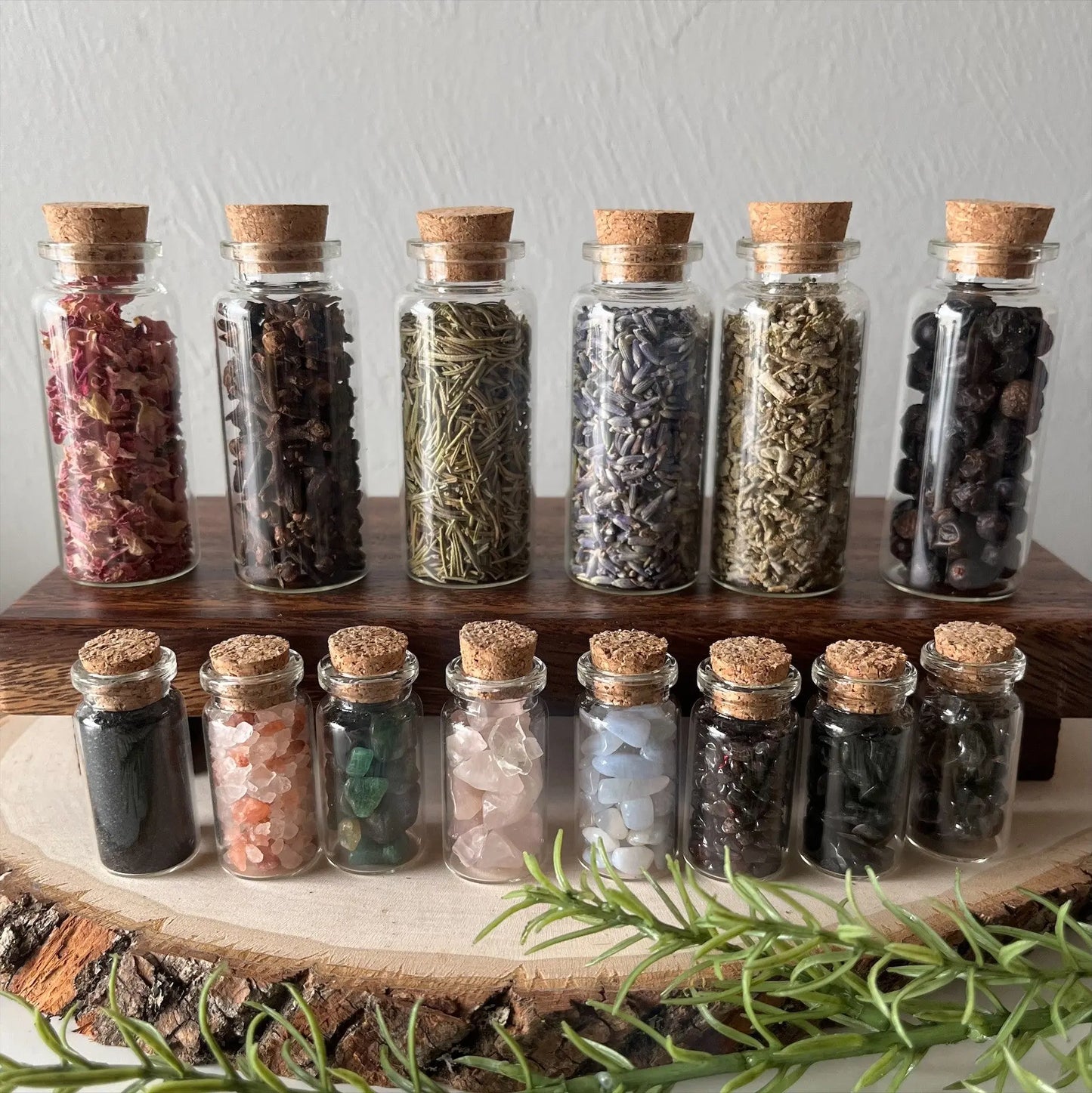 Witchcraft Starter Kit - Herbs, Salts & Gemstones Bloomspell Apothecary