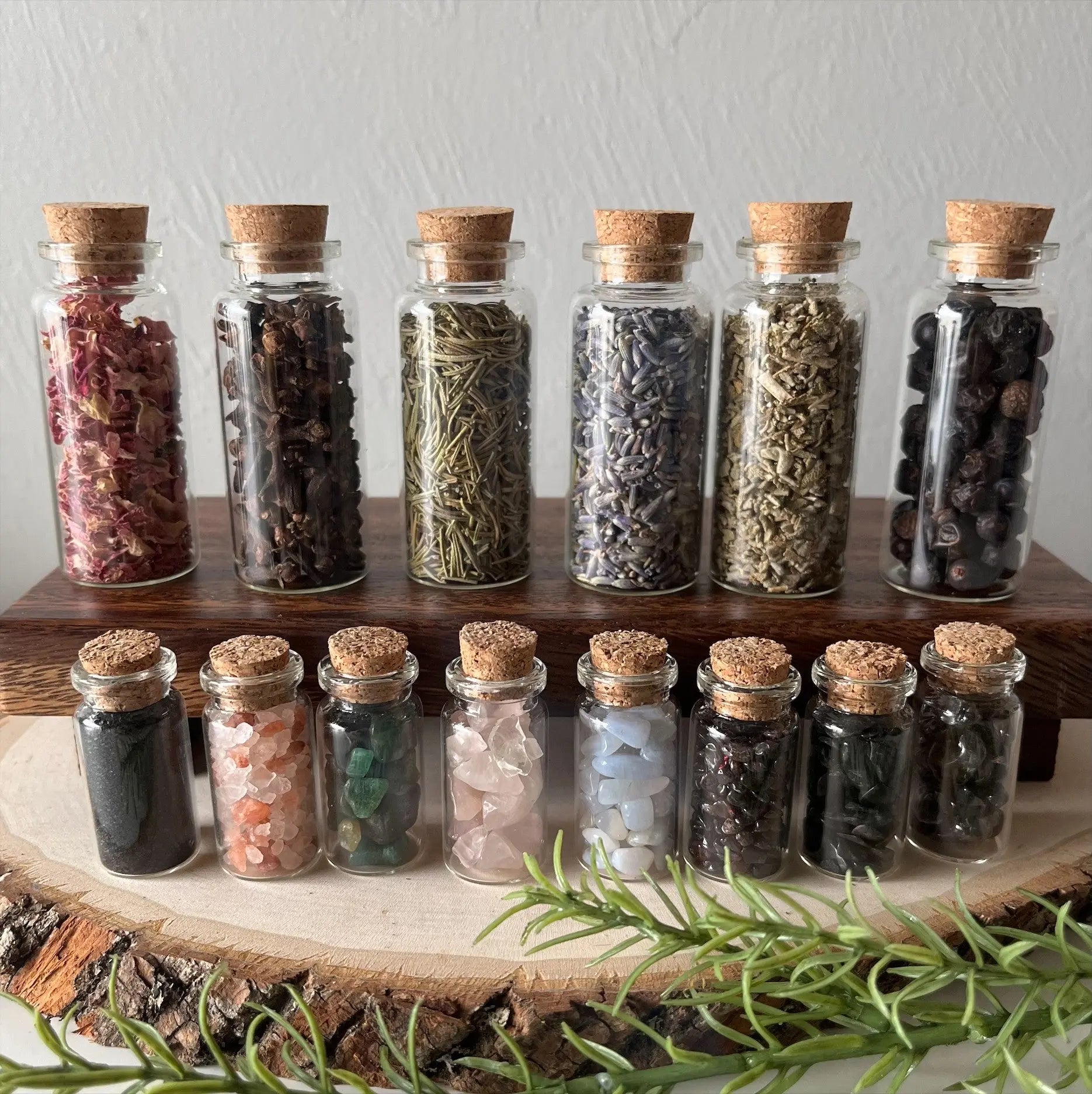 Witchcraft Starter Kit - Herbs, Salts & Gemstones Bloomspell Apothecary