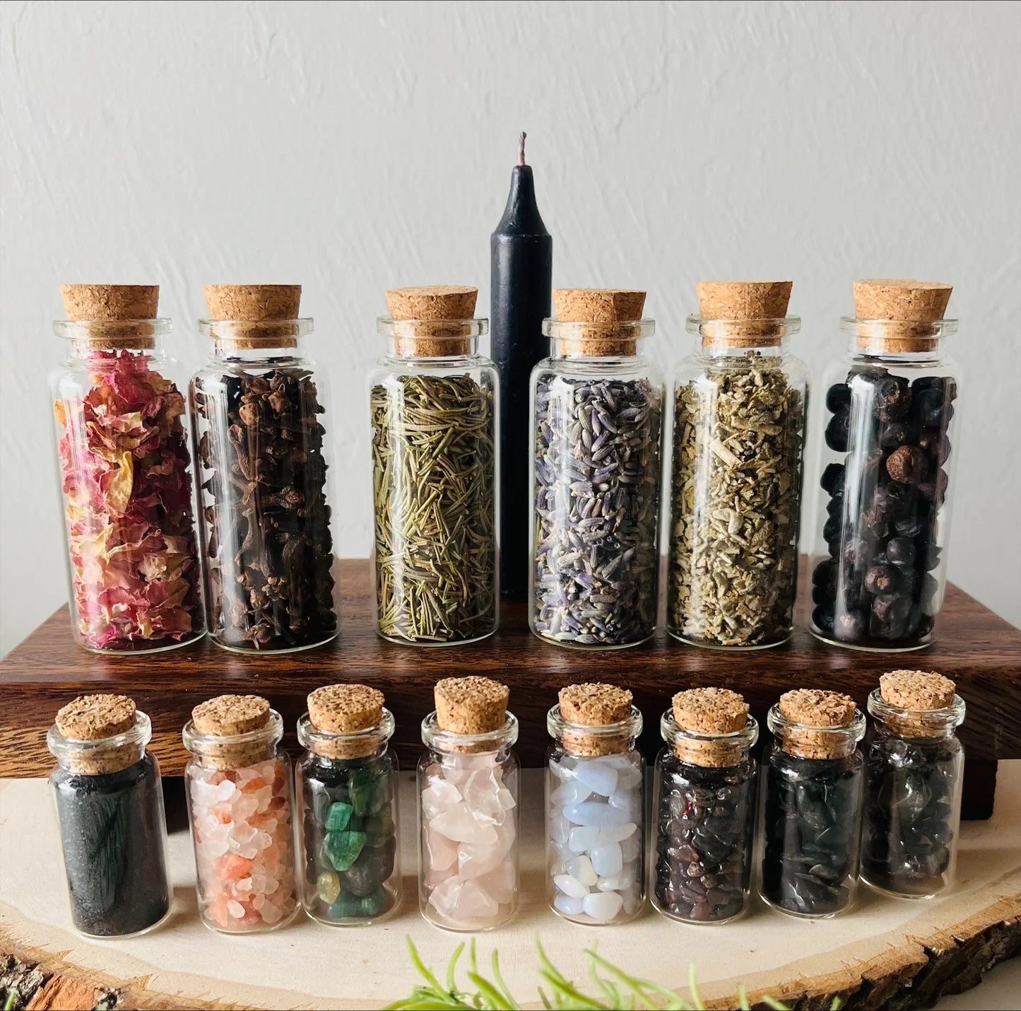 Witchcraft Starter Kit - Herbs, Salts & Gemstones Bloomspell Apothecary