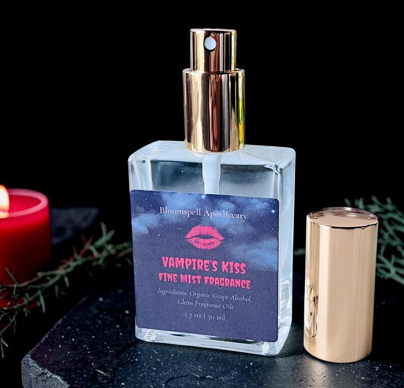 Vampire’s Kiss Fine Mist Witchy Perfume | Jasmine Plum Fragrance Bloomspell Apothecary