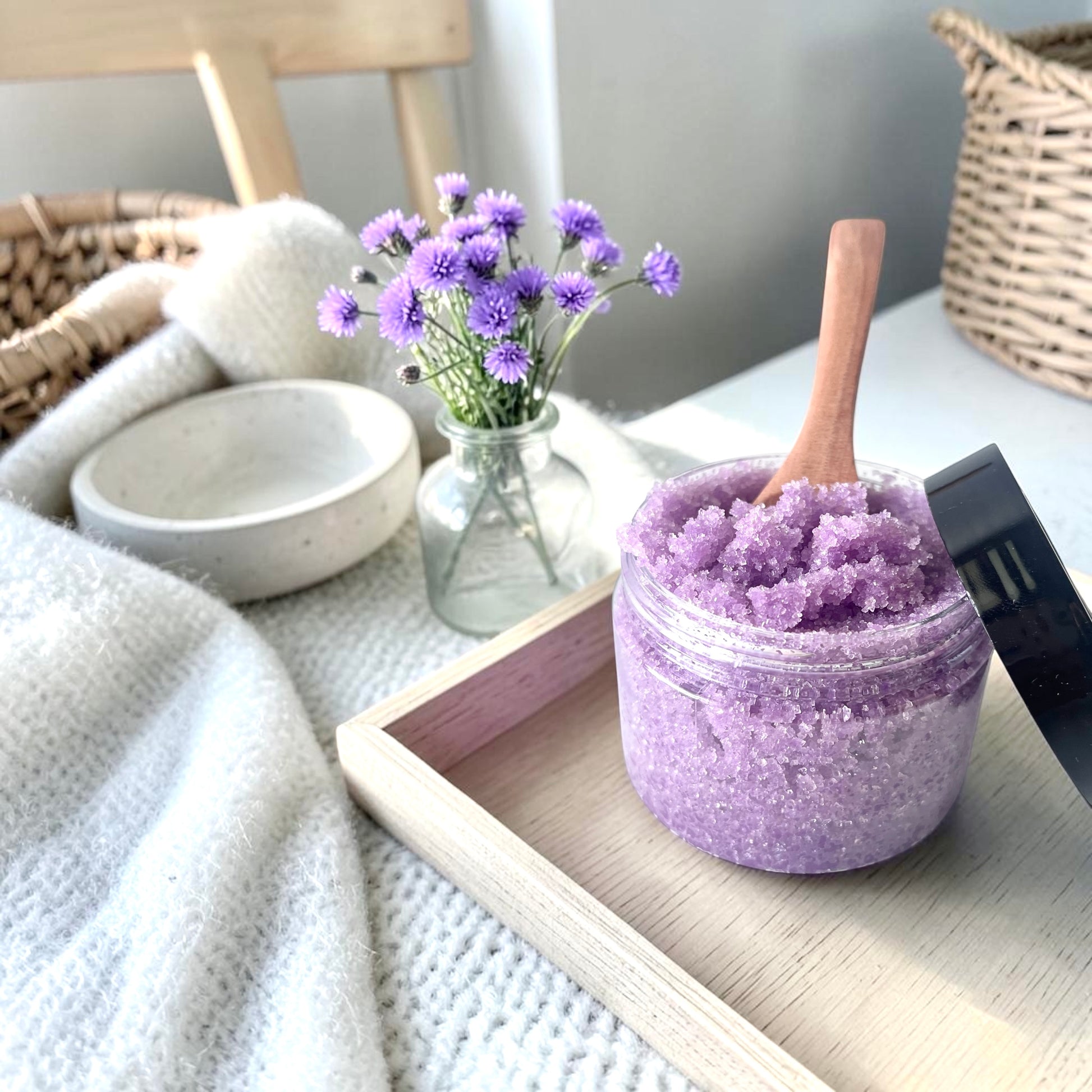 Velvet Hex Body Sugar Scrub Bloomspell Apothecary