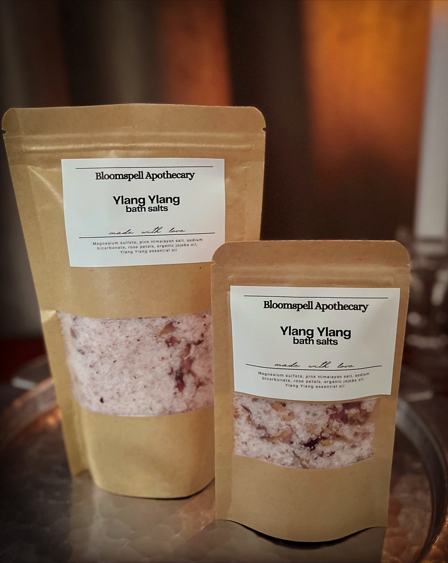Ylang Ylang Bath Salts - Relaxing Mineral Bath Soak